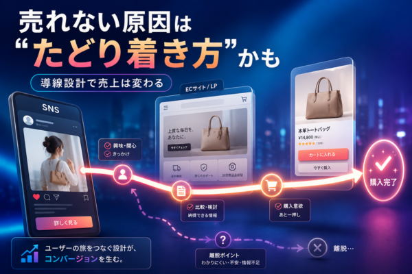売れない原因は“商品”じゃなく、“たどり着き方”かもしれない