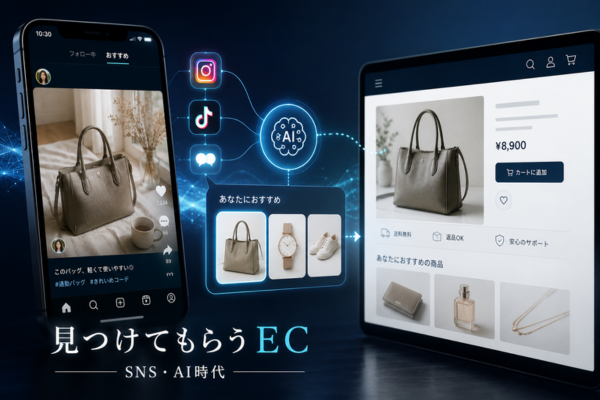 「検索されるEC」から「見つけてもらうEC」へ。SNS・AI時代に変わる顧客行動とは