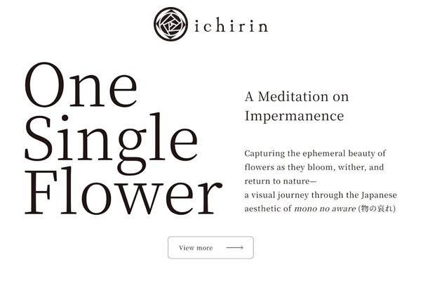 世界へ届けるために。ichirinのポートフォリオサイトを公開しました