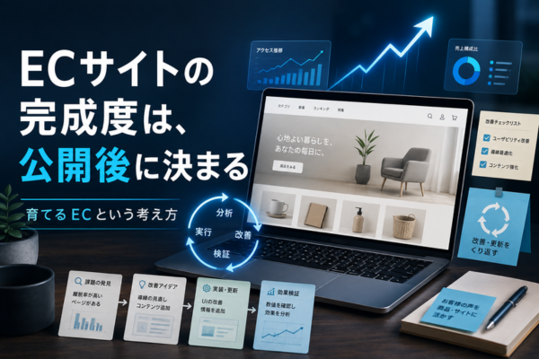 ECサイトは「完成形」を目指さなくていい。育てるECという考え方