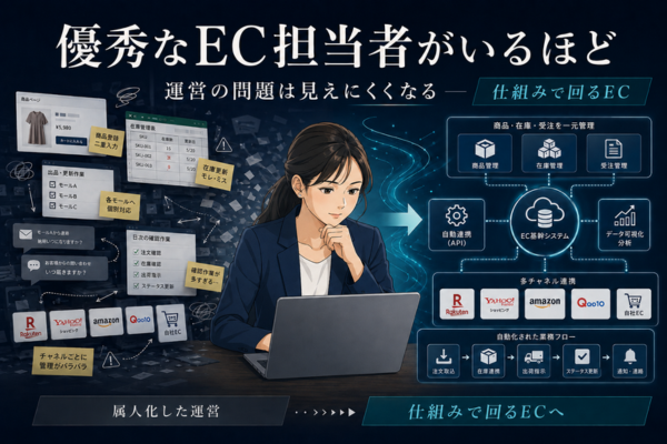 優秀なEC担当者がいるほど、運営の問題は見えにくくなる｜仕組みで回るECのつくり方