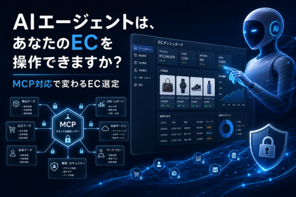 AIエージェントは、あなたのECを操作できますか？MCP対応で変わるEC選定の新基準